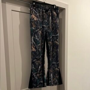 Camouflage Flared Trousers